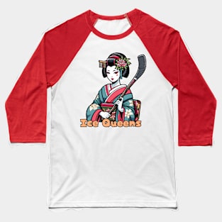 Ice hockey geisha Baseball T-Shirt